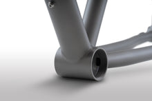 Charger l'image dans la galerie, GRAVEL Titane Double Ace | Ensemble de cadres Cerakote personnalisés (blanc caché/sablage)