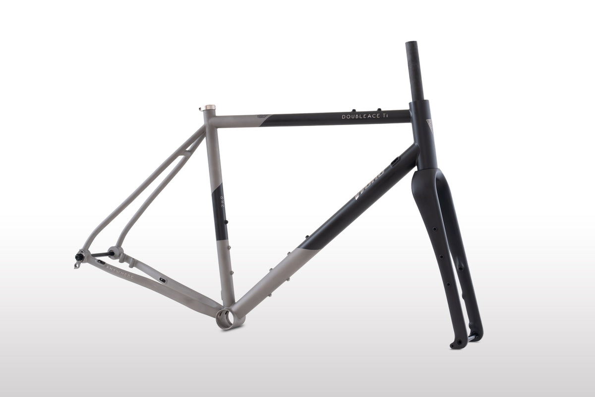 fahrradrahmen sandstrahlen kosten Double Ace Titanium GRAVEL
