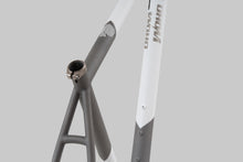 Laden Sie das Bild in den Galerie-Viewer, Double Ace Titanium GRAVEL | Custom Cerakote-Rahmenset (Hidden White/Sandstrahl)