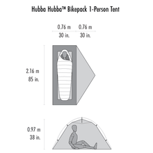 Load image into Gallery viewer, MSR® Hubba Hubba™ Bikepack  1-Person Tent