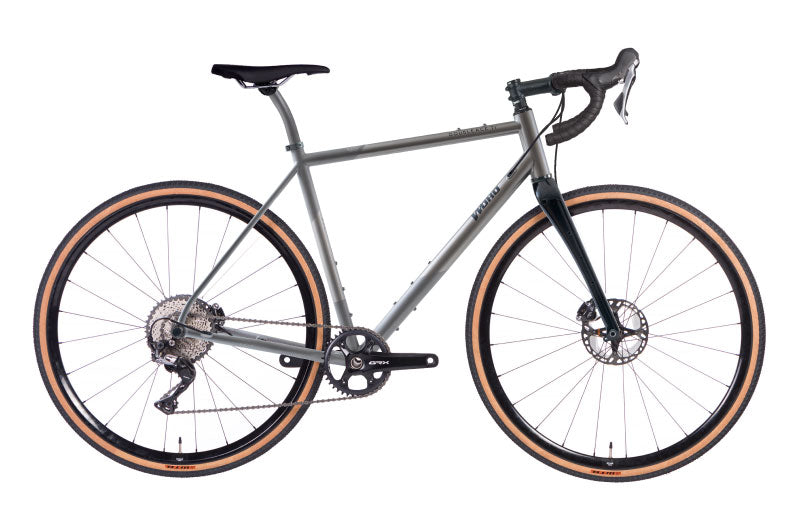 Double Ace Titanium GRAVEL Complete Bike Standard Raw (Brushed