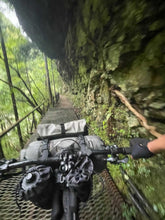 Load image into Gallery viewer, XTOURING Handlebar Bag System (Handlebar Harness+Dry Bag+Acc Pack Dry) Honeycomb Iron Grey