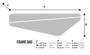 XTOURING Frame Bag Cyber-Camo Diamond Black