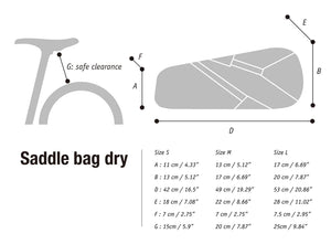 XTOURING Saddle Bag Dry L Cyber-Camo Diamond Black