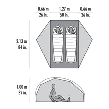Load image into Gallery viewer, MSR® FreeLite™ 2 Ultralight 2 Person Tent (2022 upgrade Version)