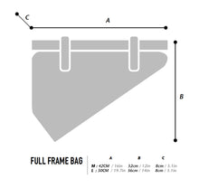 Load image into Gallery viewer, XTOURING Full Frame Bag DRY Honeycomb Iron Grey