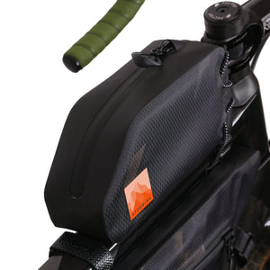 XTOURING Frame Bag Dry S / Top Tube Bag Dry Cyber-camo Diamond Black BUNDLE