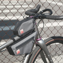Load image into Gallery viewer, XTOURING Frame Bag Dry S / Top Tube Bag Dry Honeycomb Iron Grey BUNDLE