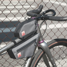 Load image into Gallery viewer, XTOURING Top Tube Bag Dry Honeycomb Iron Grey