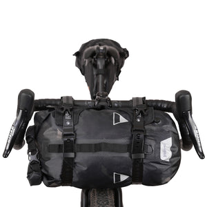 XTOURING Handlebar bag system (Handlebar Harness+Dry bag) Cyber-Camo Diamond Black