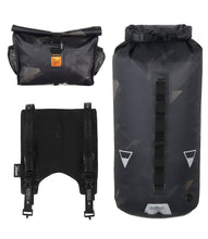 Load image into Gallery viewer, XTOURING Handlebar Bag System (Harness+Dry Bag+Acc Pack Dry) Cyber-Camo Diamond Black