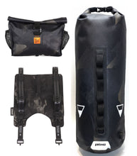 Load image into Gallery viewer, XTOURING Handlebar Bag System (Harness+Dry Bag+Acc Pack Dry) Cyber-Camo Diamond Black