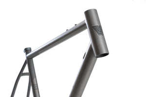 Double Ace Titanium GRAVEL | Standard RAW Finish Frame-set (Brushed/Sandblast)