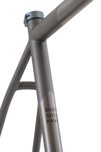 Double Ace Titanium GRAVEL | Standard RAW Finish Frame-set (Brushed/Sandblast)