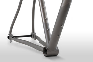 Double Ace Titanium GRAVEL | Standard RAW Finish Frame-set (Brushed/Sandblast)