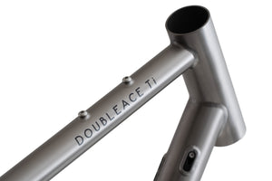 Double Ace Titanium GRAVEL | Standard RAW Finish Frame-set (Brushed/Sandblast)