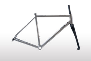 Double Ace Titanium GRAVEL | GRX820 1*12 Complete Bike Standard Raw  (Brushed/Sandblast)