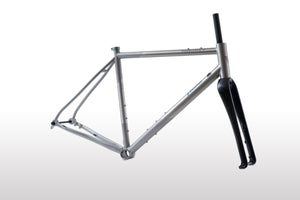 Double Ace Titanium GRAVEL | GRX820 1*12 Complete Bike Standard Raw  (Brushed/Sandblast)