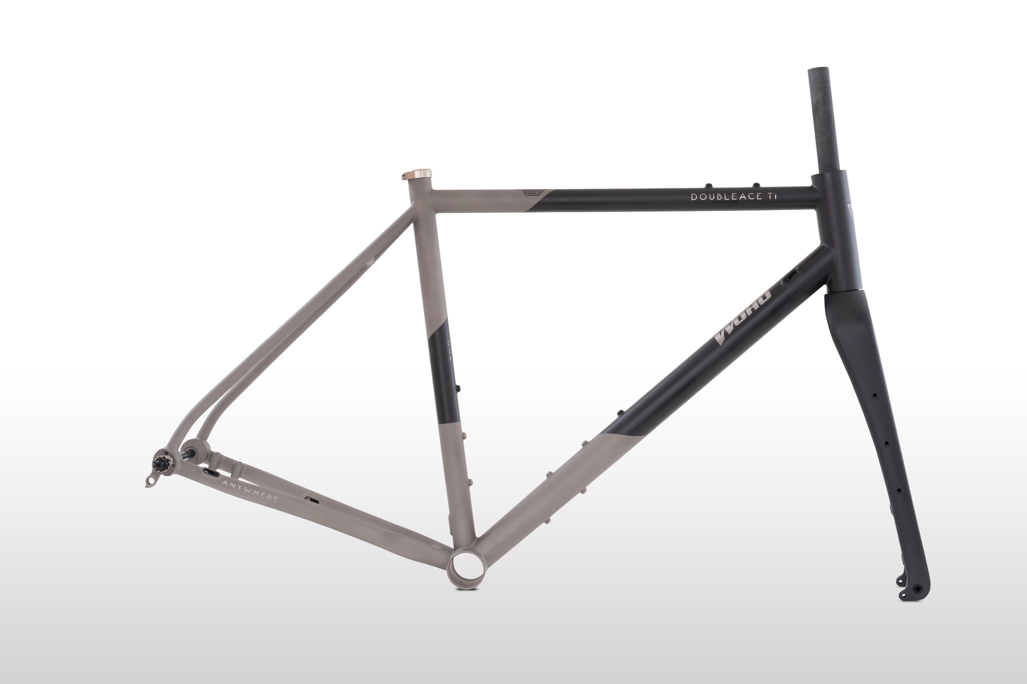 titanium gravel bike frameset Double Ace Titanium GRAVEL