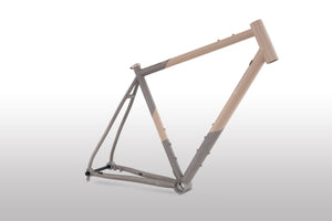 Double Ace Titanium GRAVEL | Custom Cerakote Frame-set (Desert Sand/Sandblast)