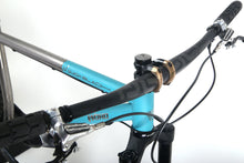 Load image into Gallery viewer, Quickslack Titanium Hardtail Mountain Demo Bike Cerakote (Aztec Teal/Sandblast)