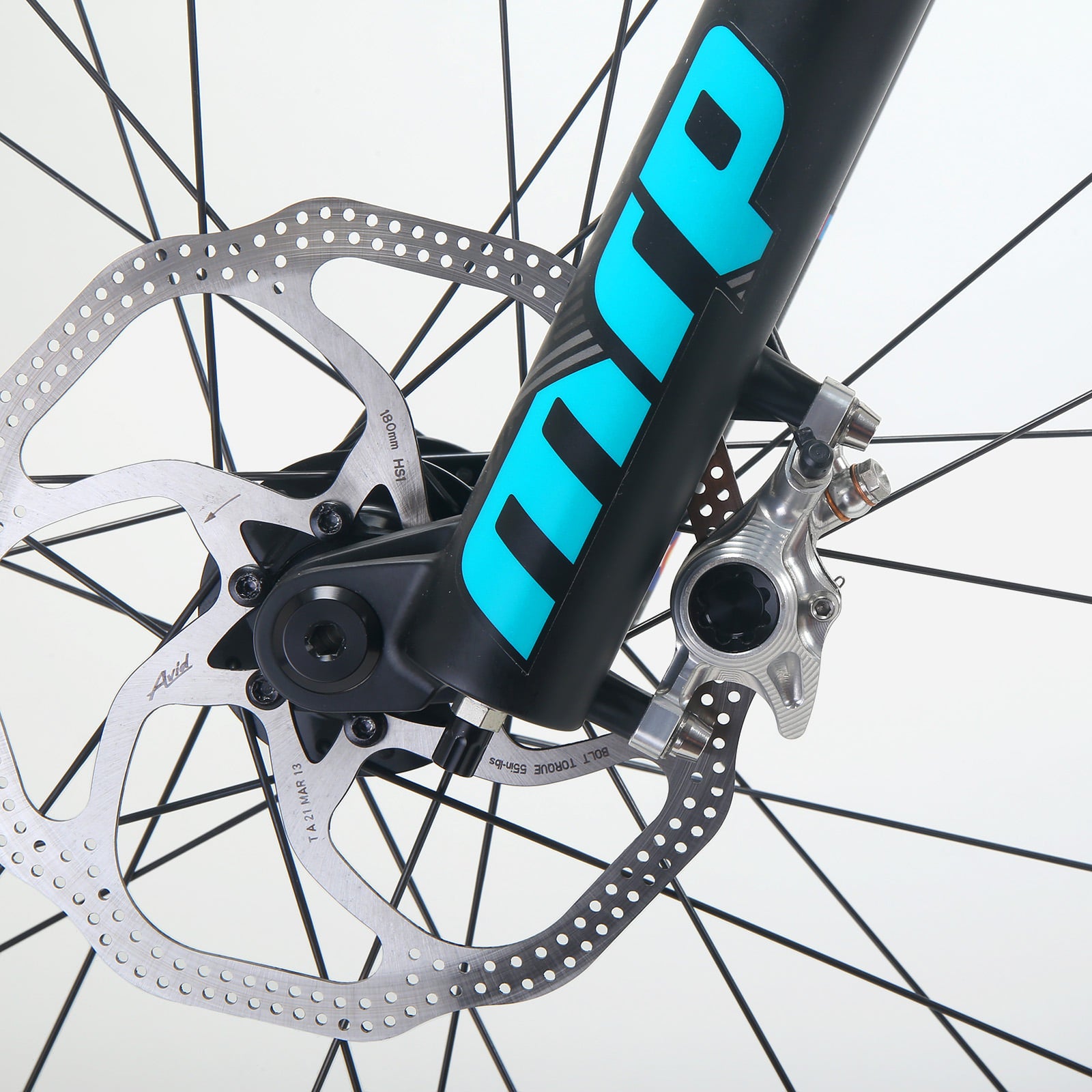 Aztec Bike Quickslack Titanium Hardtail Mountain Demo Bike Cerakote (Aztec Teal/S ...