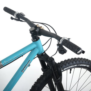 Quickslack Titanium Hardtail Mountain Demo Bike Cerakote (Aztec Teal/Sandblast)