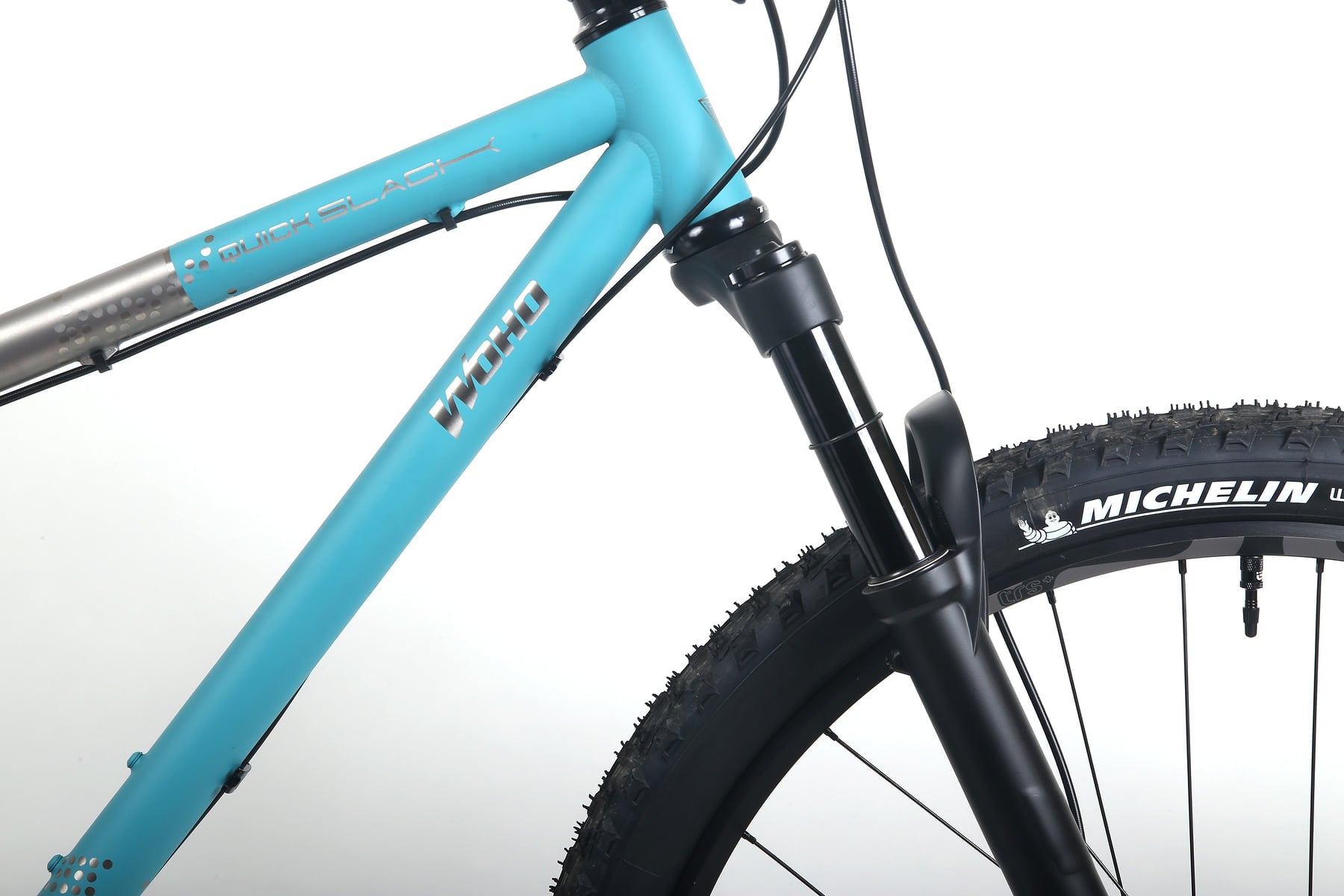 Aztec Bike Quickslack Titanium Hardtail Mountain Demo Bike Cerakote (Aztec Teal/S ...