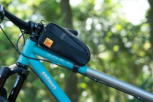 XTOURING Top Tube Bag Cyber-Camo Diamond Black