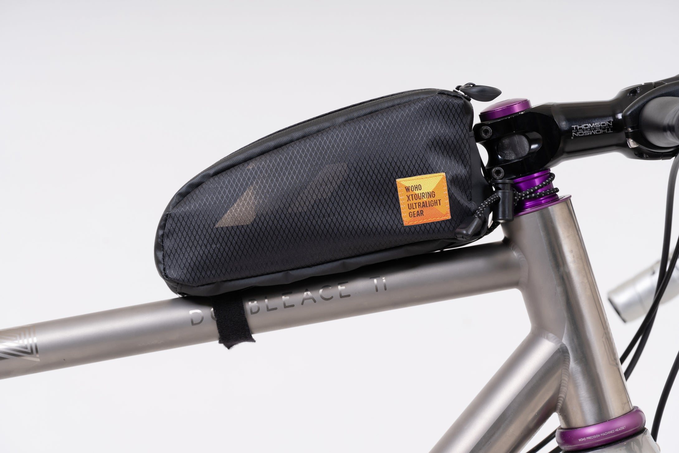 XTOURING Top Tube Bag Cyber-Camo Diamond Black