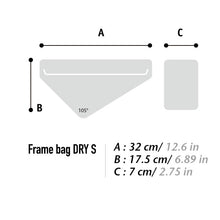 Charger l&#39;image dans la galerie, Sacoche de cadre XTOURING DRY S Honeycomb Iron Grey 