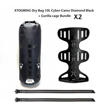 画像をギャラリービューアに読み込む, XTOURING Dry Bag Cyber-Camo Diamond Black + Gorilla cage Bundle