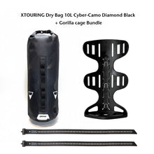 画像をギャラリービューアに読み込む, XTOURING Dry Bag Cyber-Camo Diamond Black + Gorilla cage Bundle