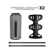 画像をギャラリービューアに読み込む, XTOURING Dry Bag - Honeycomb Iron Grey + Gorilla cage Bundle