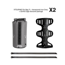 画像をギャラリービューアに読み込む, XTOURING Dry Bag - Honeycomb Iron Grey + Gorilla cage Bundle