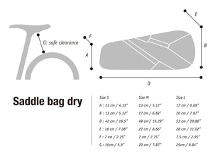 Sacoche de Selle XTOURING Dry M Honeycomb Iron Grey 