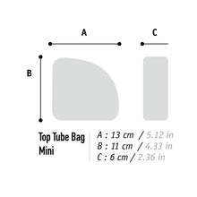 Load image into Gallery viewer, XTOURING Top Tube Bag Mini Cyber-Camo Diamond Black
