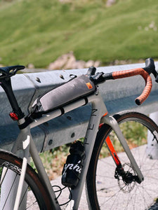 XTOURING Top Tube Bag Long Honeycomb Iron Grey