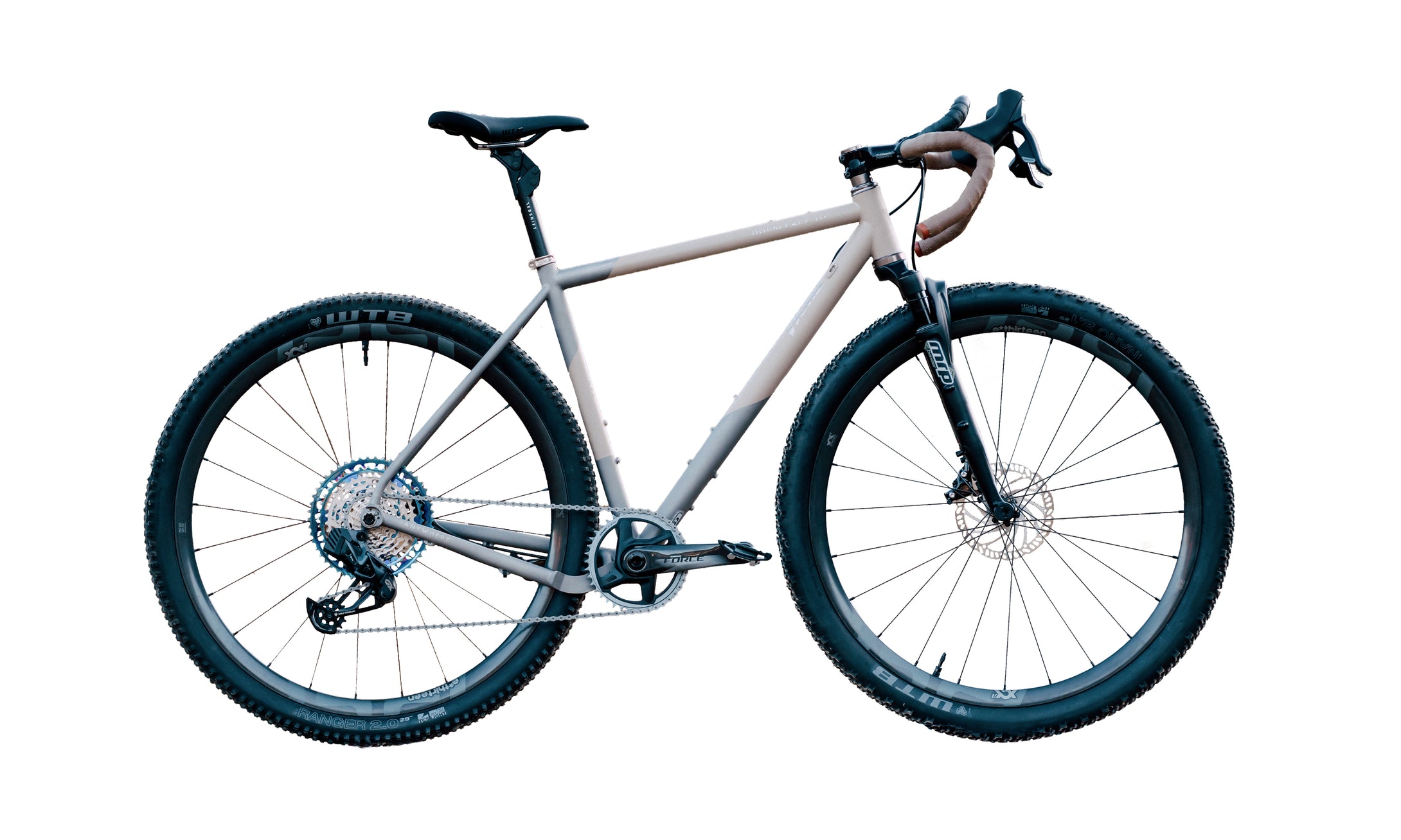 Double Ace Plus+ Titanium GRAVEL | Demo Bike Custom Cerakote (McMillan® Tan/Sandblast)