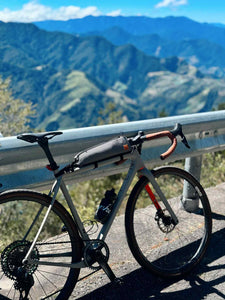 XTOURING Top Tube Bag Long Honeycomb Iron Grey