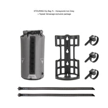 Cargar imagen en el visor de la galería, Pack XTOURING Dry Bag - Honeycomb Iron Grey + Topeak Versacage