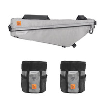 Load image into Gallery viewer, XTOURING Frame Bag Honeycomb Iron Grey