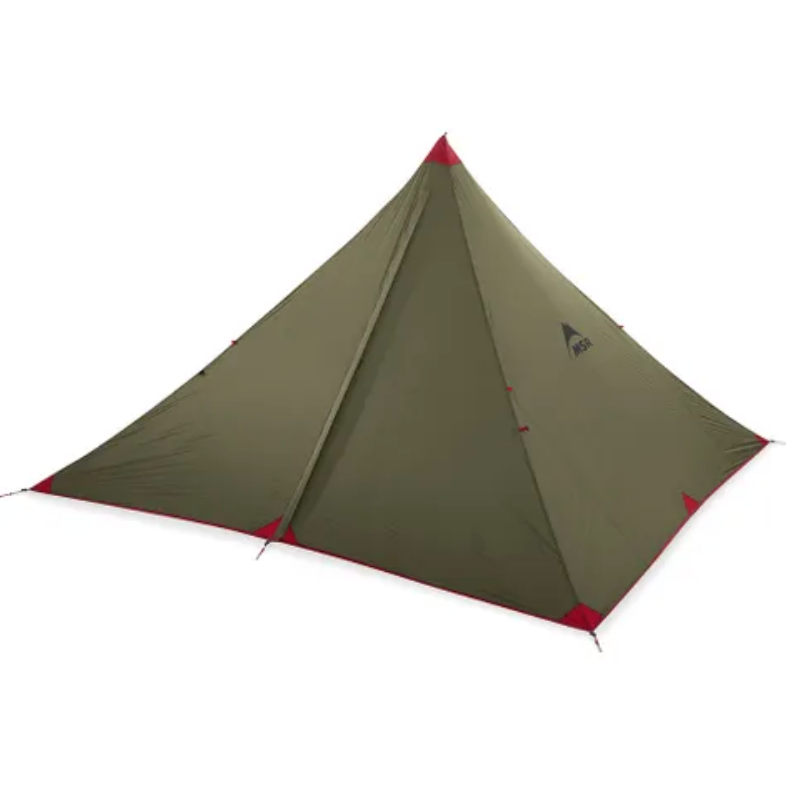 お歳暮 のし MSR® Front Range™ 4 Person Ultralight Tarp Shelter Green テント・タープ