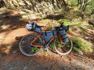 XTOURING Full Frame Bag DRY Honeycomb Iron Grey