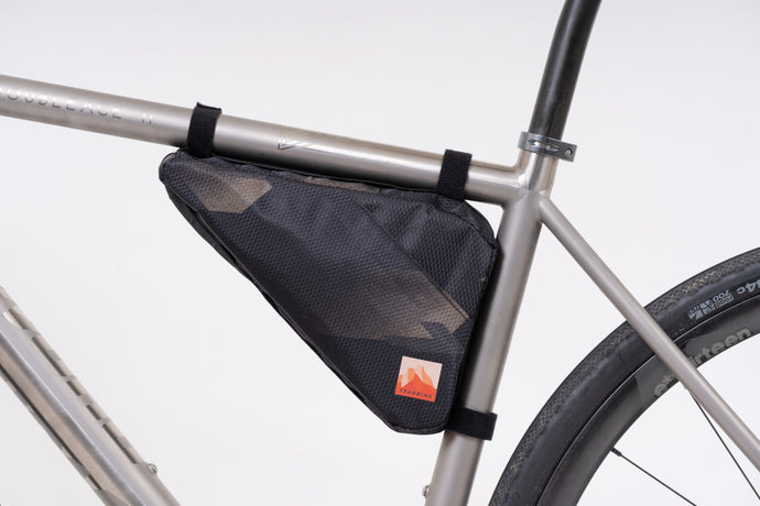 XTOURING Tri Frame Bag Cyber-Camo Diamond Black