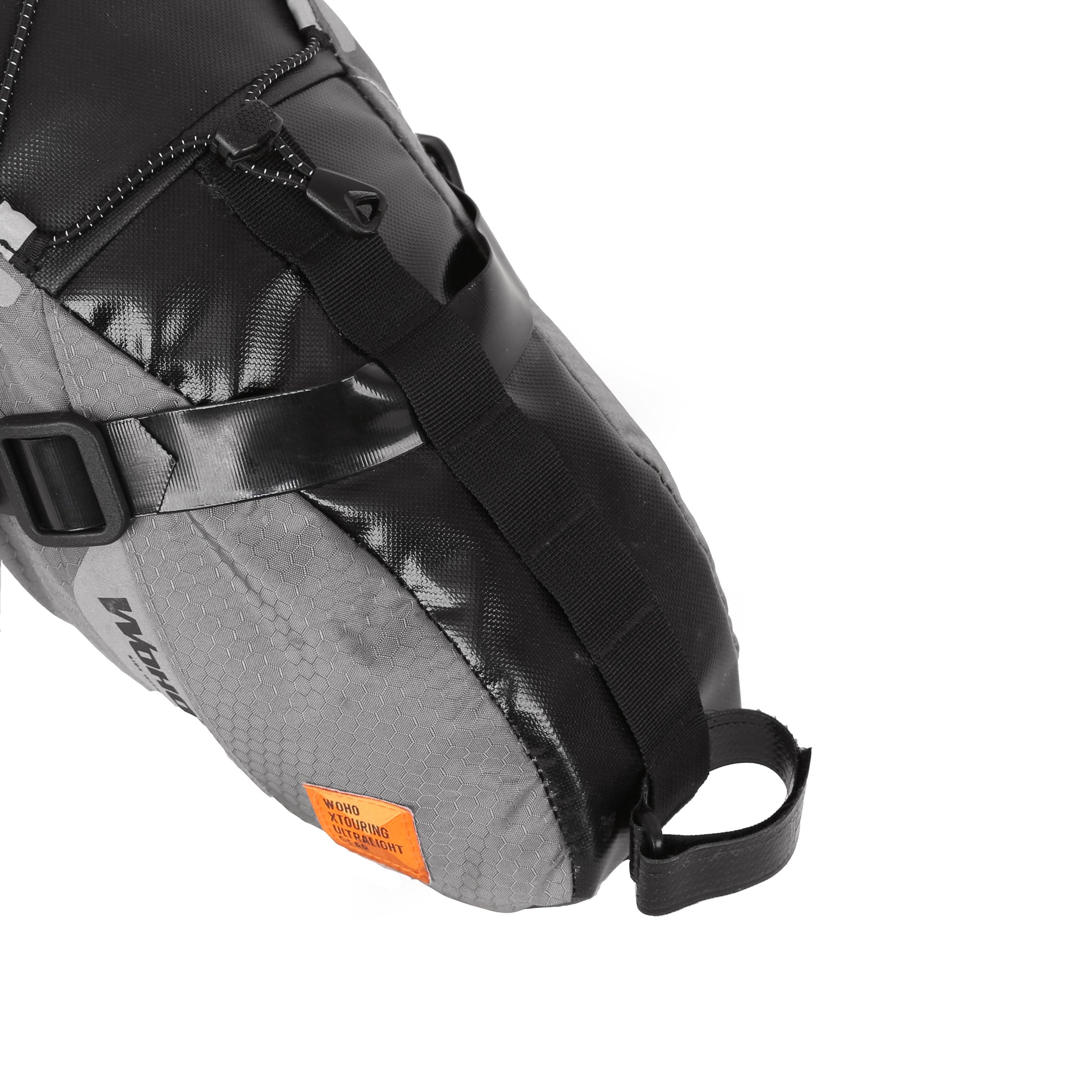 vojagor fahrradtasche XTOURING Saddle Bag Dry S Honeycomb Iron Grey – WOHO BIKE ADVENTURE & BIKEPACKING