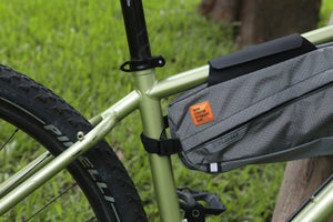 XTOURING Frame Bag + Almighty Cup Bundle Honeycomb Iron Grey