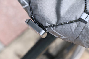 XTOURING Saddle Bag Dry M Honeycomb Iron Grey