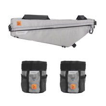 Load image into Gallery viewer, XTOURING Frame Bag + Almighty Cup Bundle Honeycomb Iron Grey