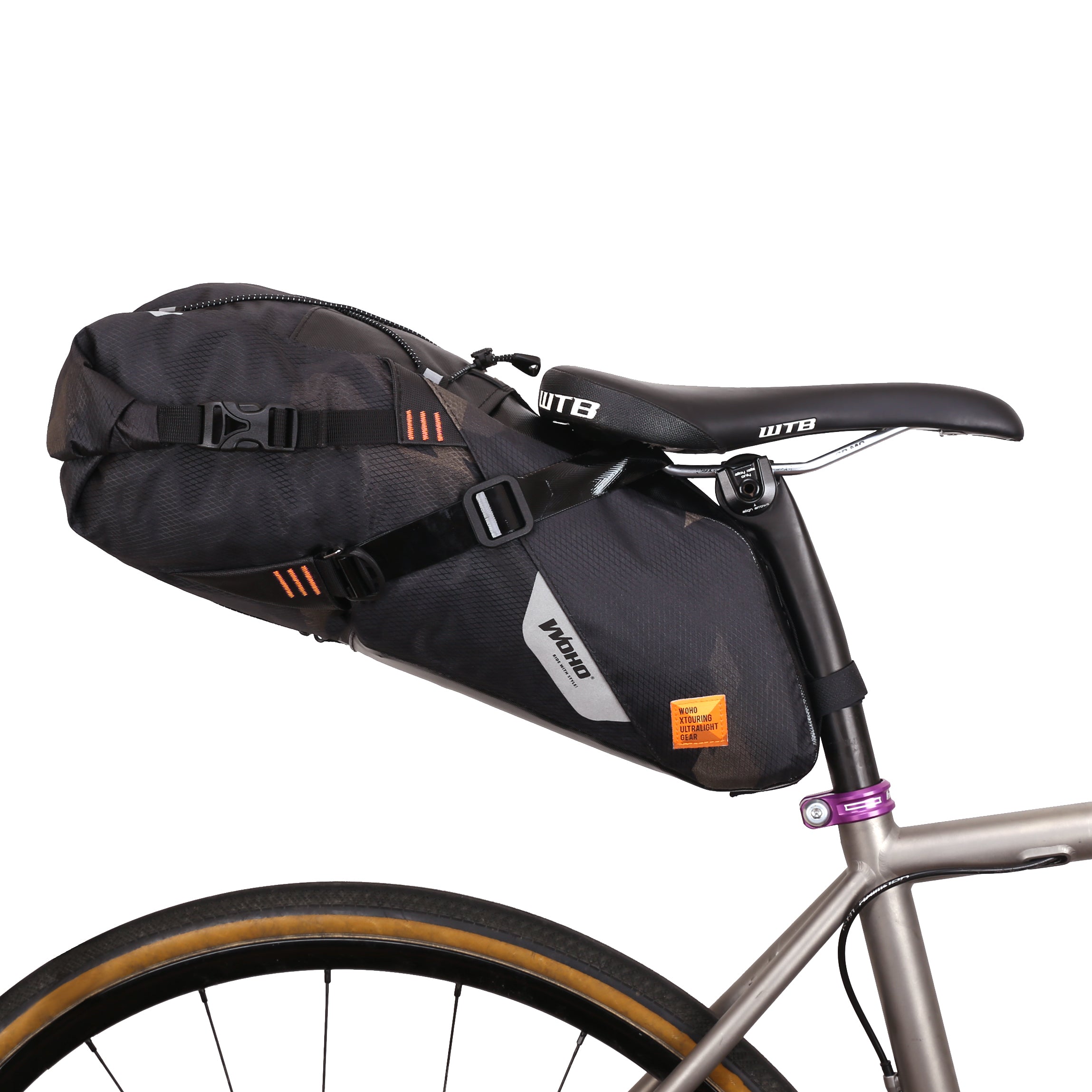XTOURING Saddle Bag Dry M Cyber-Camo Diamond Black – WOHO